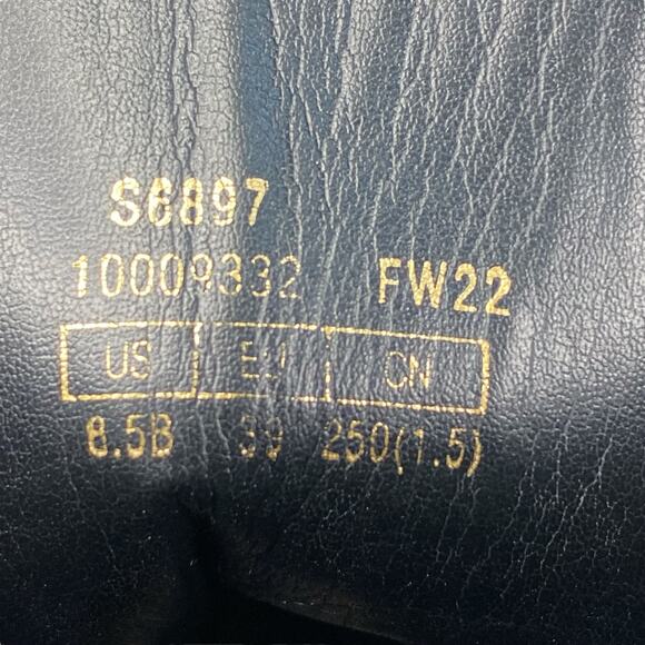 Stuart Weitzman Women’s Zadie Black Leather Combat Boots Size US 8.5 - Picture 10 of 10